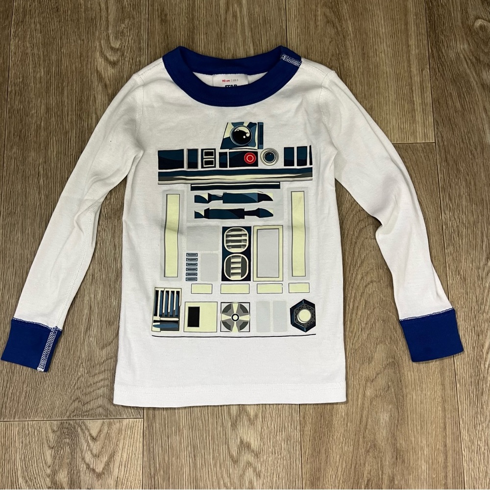 Hanna Andersson Star Wars Glow in the dark US 3 Pajama Shirt